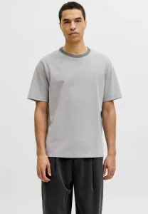 Базовая футболка с логотипом rundhals Jack & Jones Premium, Steel Gray