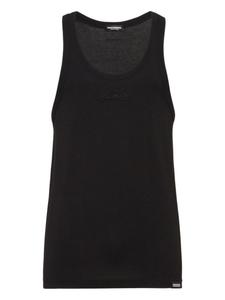 DSQUARED2 топ с логотипом, черный