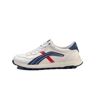 Нескользящие износостойкие низкие повседневные туфли для мужчин Devanro, White Blue