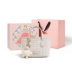 AILUXI Тканевая сумка через плечо, Pearl White[Box Included]