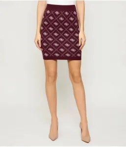 Юбка САРА Guess Jeans, бордовый