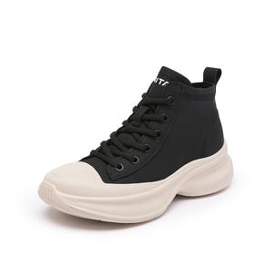 Ritai Женские кэжуал кеды хай-топ черные, цвет Black