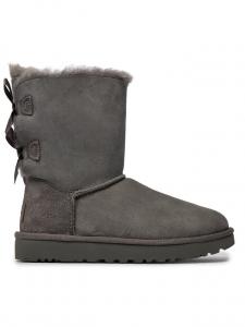 Угги UGG Bailey Bow II с лентой, серый