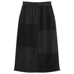 Миди-Юбка из лоскутного флиса Gramicci, черный