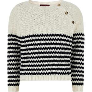 Полосатый джемпер прямого кроя GUCCI, белый