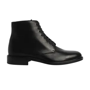 Ботинки Saint Laurent Army 20 Lace Up Boot Black, черный