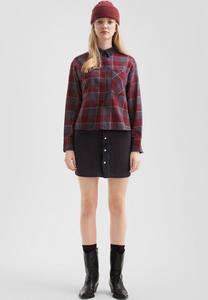 Юбка QS MIT KNOPFLEISTE, Grau/Anthracite