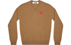 CDG Play Свитер женский коричневый