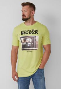 Футболка s.Oliver MIT DISCOVERY, Limettengrün/Green
