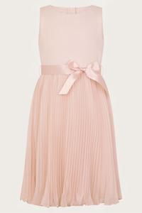 Плиссированное платье Sally с аквалангом Monsoon, розовый