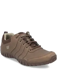 Низкие сетчатые кеды на шнуровке caterpillar, коричневый