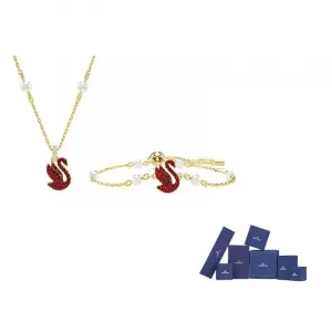 Swarovski Фальш-кристальное ожерелье унисекс gold