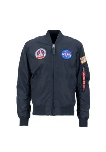 Куртка-бомбер Alpha Industries " Alpha Industries Мужчины - Куртки-бомберы MA-1 TT NASA Reversible II", синий