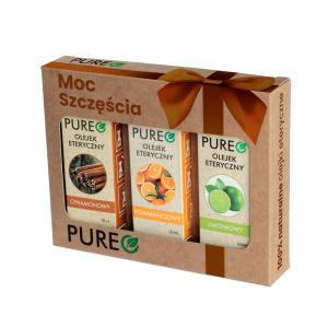 Pureo, Сила счастья, Набор эфирных масел, 3х10 мл