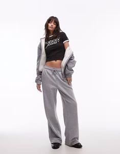 Футболка Tommy Jeans - Ringer черного цвета с белыми надписями