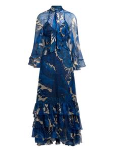 ETRO платье с оборками, синий