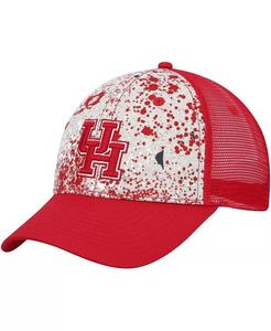 Мужская серо-красная бейсболка Houston Cougars Love Fern Trucker Snapback Colosseum