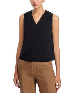 Майка с V-образным вырезом Misook, черный