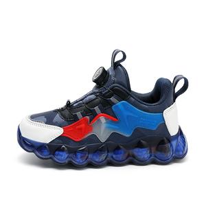 Противоскользящие, амортизирующие, дышащие, быстросохнущие, сбалансированные, отводящие влагу, низкие повседневные кроссовки для детей Peter pan, синий