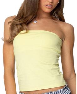 Топ-бюстье с встроенным бюстгальтером Edikted, синий