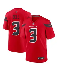 Мужская майка Dell Red Houston Texans Alternate Game Jersey Nike