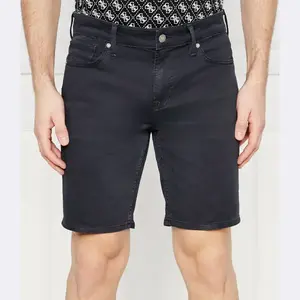 Шорты узкого кроя с ангелами Guess, синий