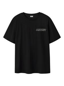 TWO SOON Футболка 'Mickey Maus' в черном цвете