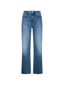 Джинсы со стоун-вош эффектом Liu Jo, синий