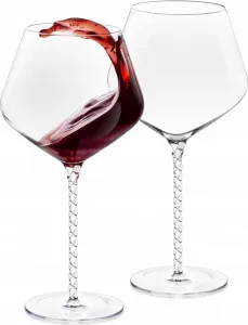 Набор из 2 бокалов для вина Wilmax Julia ручной работы, 950 мл, можно мыть в посудомоечной машине, современные бокалы для белого вина, устойчивы к потускнению. Wilmax England