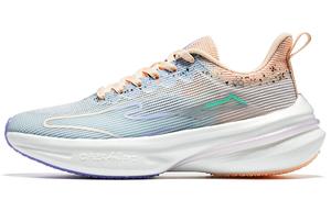Кроссовки для бега Qitan 4.0 Pro женские с низким верхом светло-серо-голубой/флуоресцентные Naked Erke