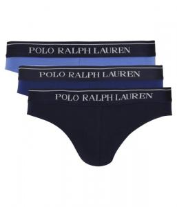 Трусы мужские Polo Ralph Lauren с логотипом 3 шт, синий