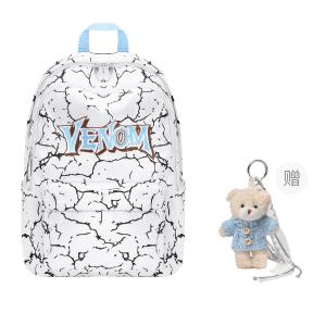 Disney Водоотталкивающий рюкзак из ткани Marvel обычный мужской белый, Backpack+Doll Charm