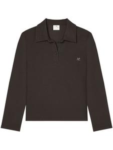 Courrèges рубашка поло, коричневый