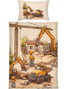 Детское постельное белье перфорированное, цвет песок Erwin Müller, 100 x 135 см + 40 x 60 см