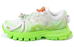 Обувь для повседневной носки Женская низкая белая/зеленая Lining