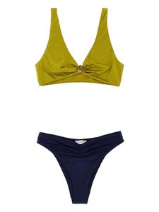 Elisabetta Franchi бикини в двух тонах, зеленый