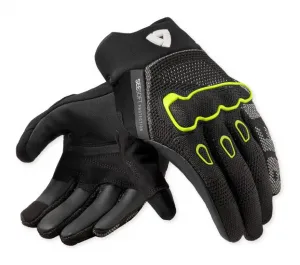 Перчатки Hyperspeed 3 REV'IT!, черный/неоново-желтый