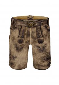 Кожаные брюки AMMERSEE Maddox, серый