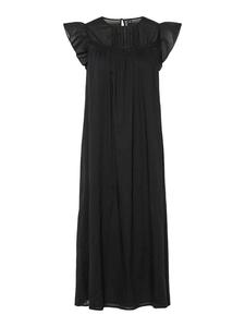 Pieces Платье миди черного цвета