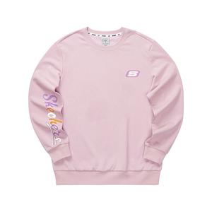 Skechers Цветной свитшот Women's Gray Pink