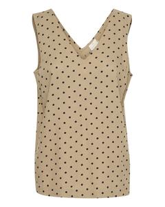 Классический топ Kaffe Shirt Milia, бежевый