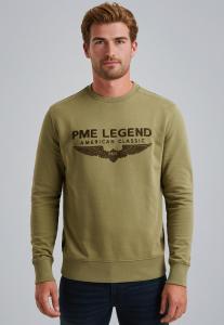 Толстовка PME Legend CREWNECK SOFT TERRY, Oil Green/Green