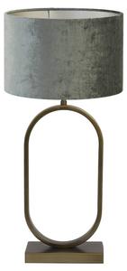 Настольная лампа Light & Living Jamiri/Gemstone, антрацит - бронза