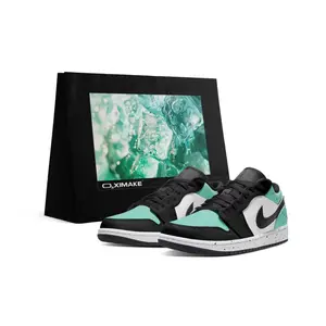 Jordan Баскетбольные кроссовки Air 1 Low Top Vintage Unisex Black Green