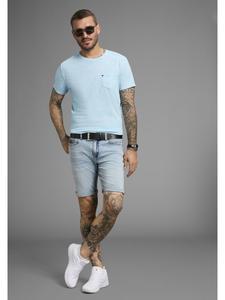 Джинсовые шорты цвета Атлантик-синие Bruno Banani