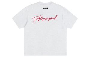 Футболка унисекс с цветочным логотипом Atry, бежево-абрикосовая