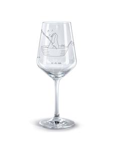 Бокал вина, рыбацкая лодка с пингвином, не говоря ни слова, прозрачный Mr. & Mrs. Panda