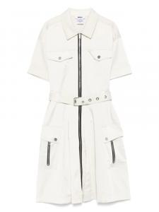 Платье мини на молнии DKNY, нейтральный