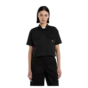 Рубашка с коротким рукавом Dickies Work Cropped, черный