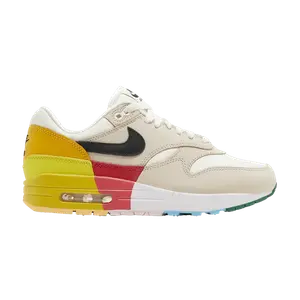 Кроссовки Nike Wmns Air Max 1 'Light Orewood Multi-Color', желто-коричневый